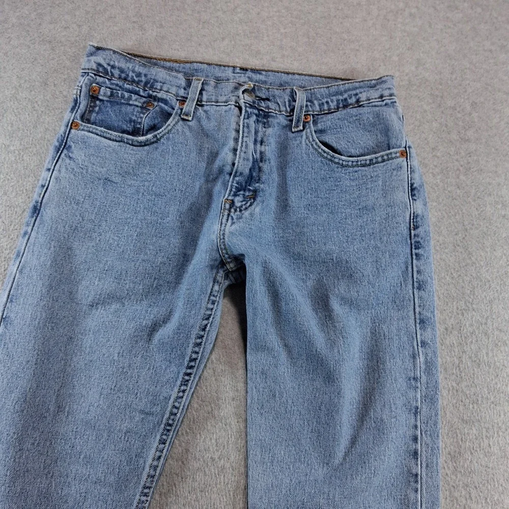 Levi's 512 Slim Taper Jeans Mens 30x30 Light Wash Denim Stretch 28833-0361